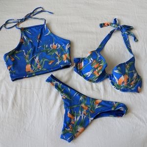Medium Bikini Swim Like A Mermaid Reversible Blue